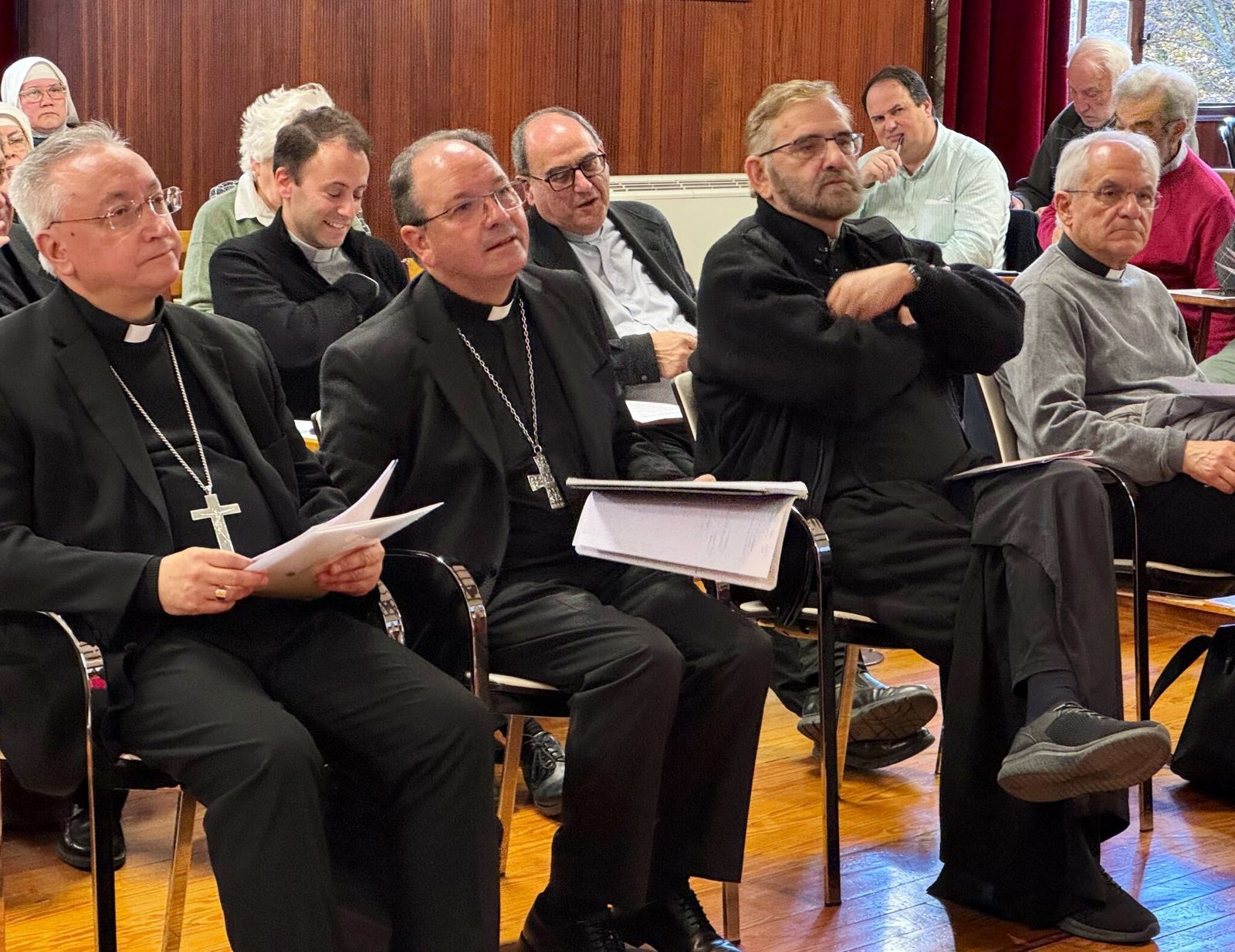 Rico Pavés, junto a Elizalde, en las jornadas