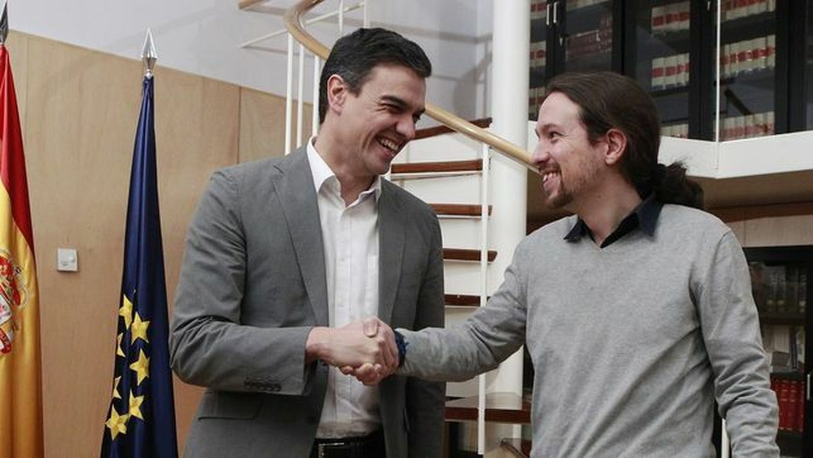 Pedro Sánchez y Pablo Iglesias