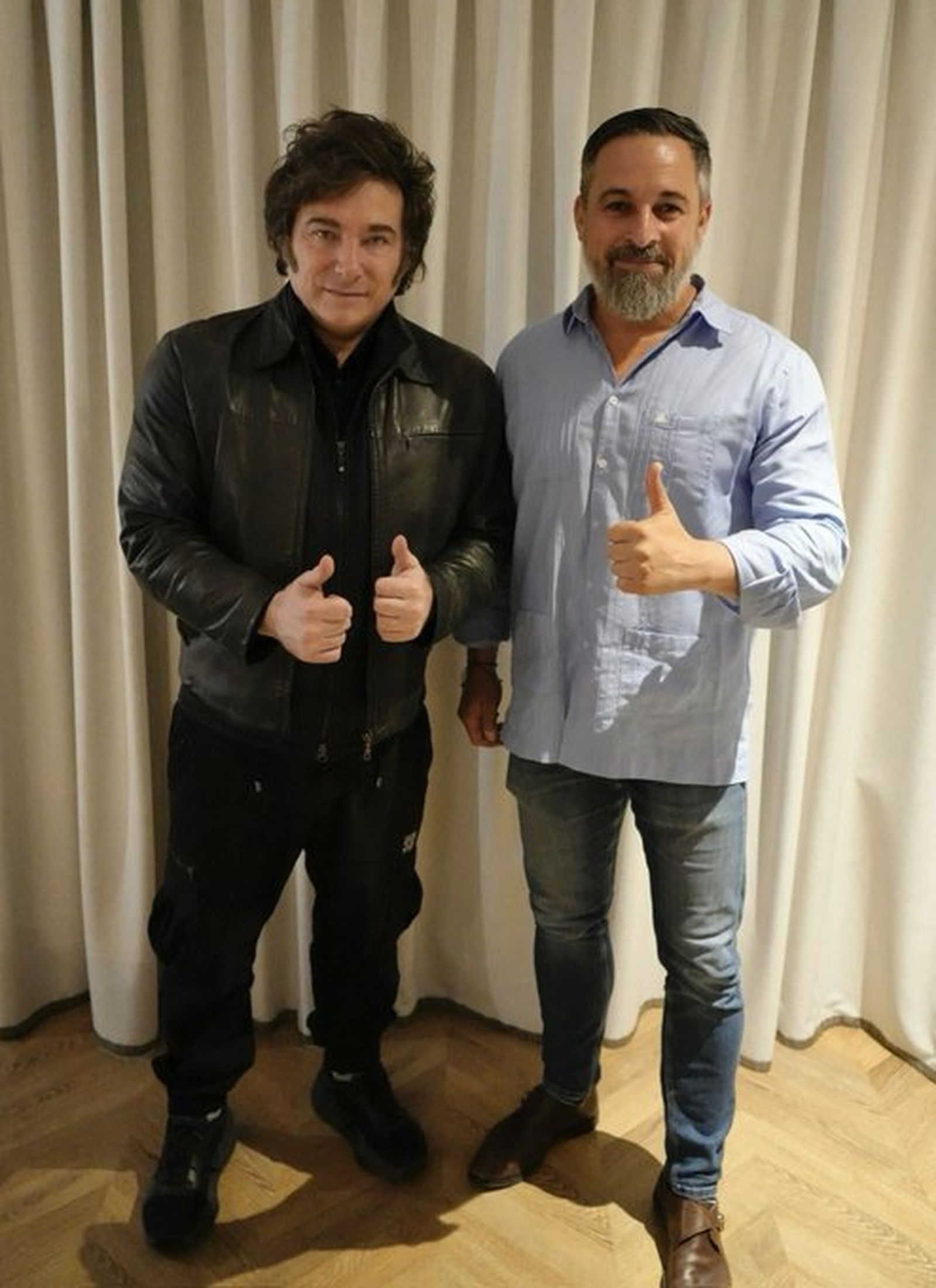 Milei reunido con Abascal