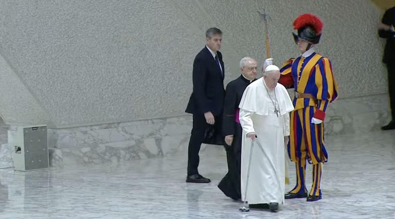 Papa, en la audiencia
