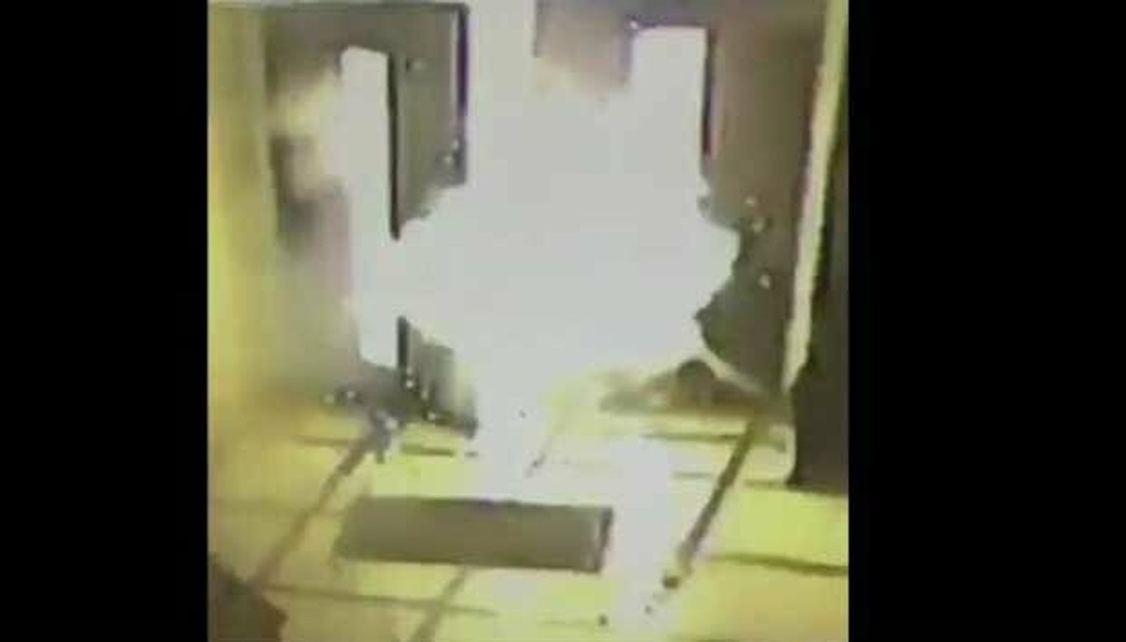 Un momento de la explosión