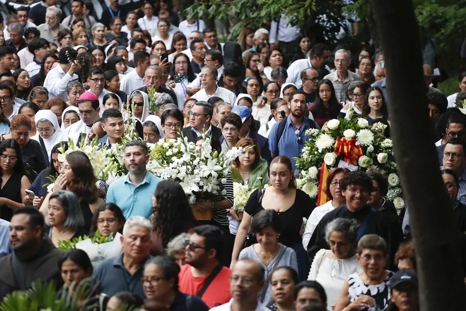 Funeral de José María Tojeira en El Salvador