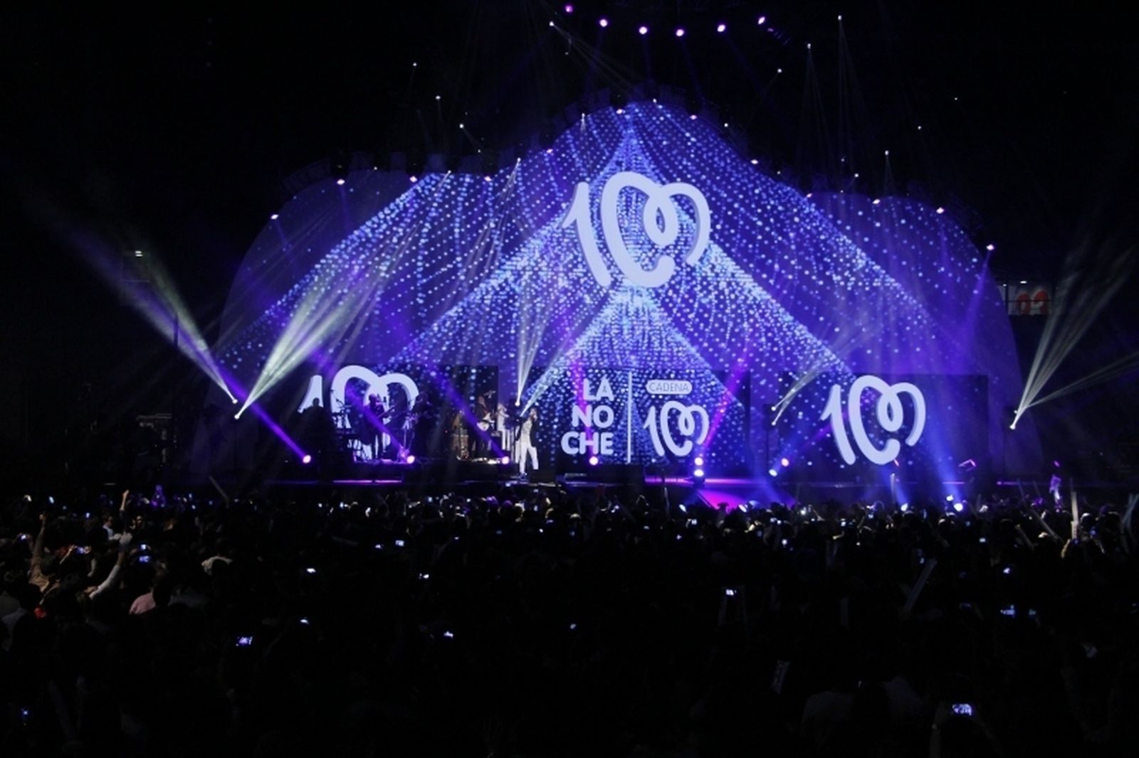 Concierto en Madrid, organizado por Cadena 100 y Manos Unidas