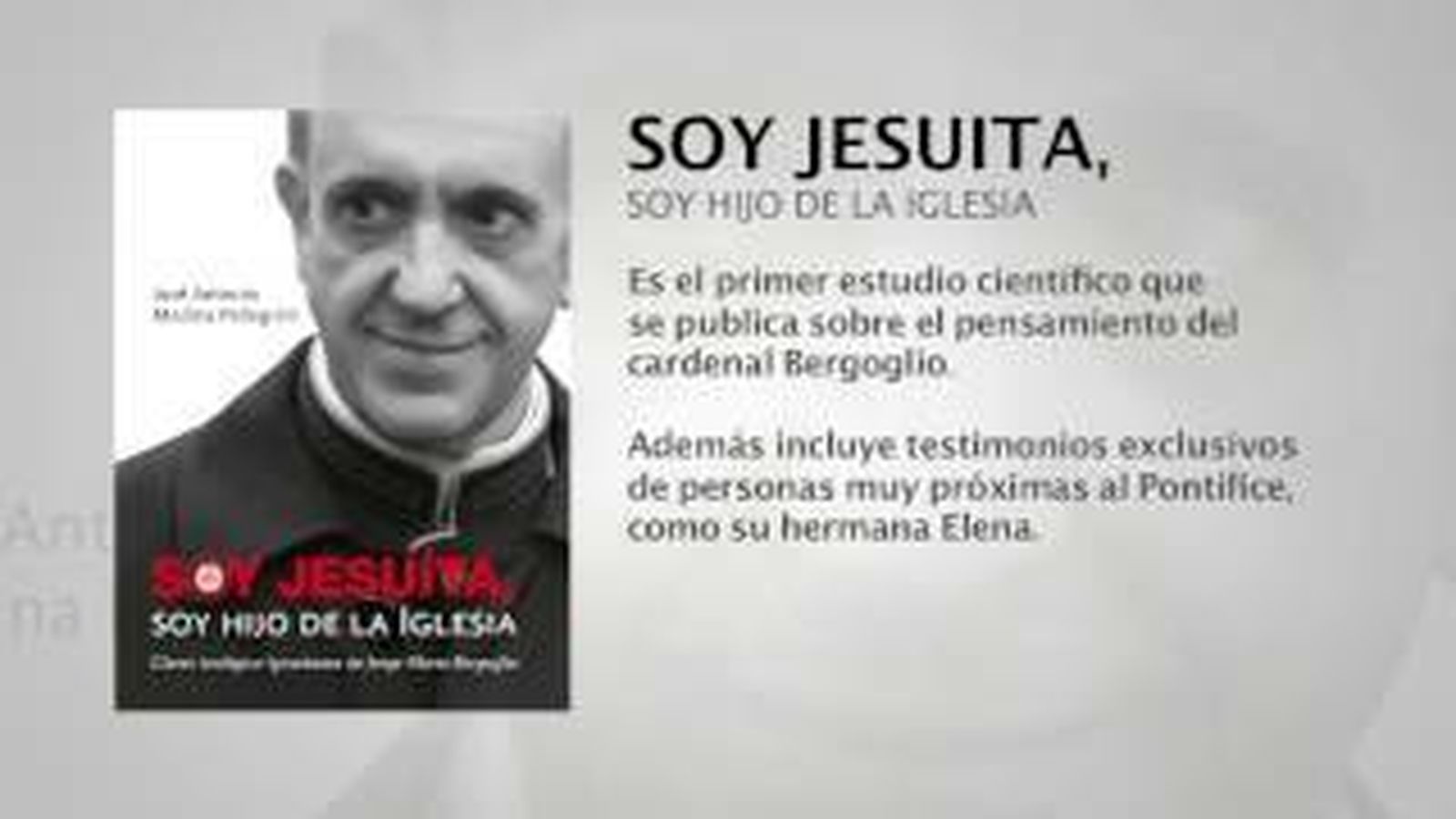 Soy jesuita, hijo de la Iglesia