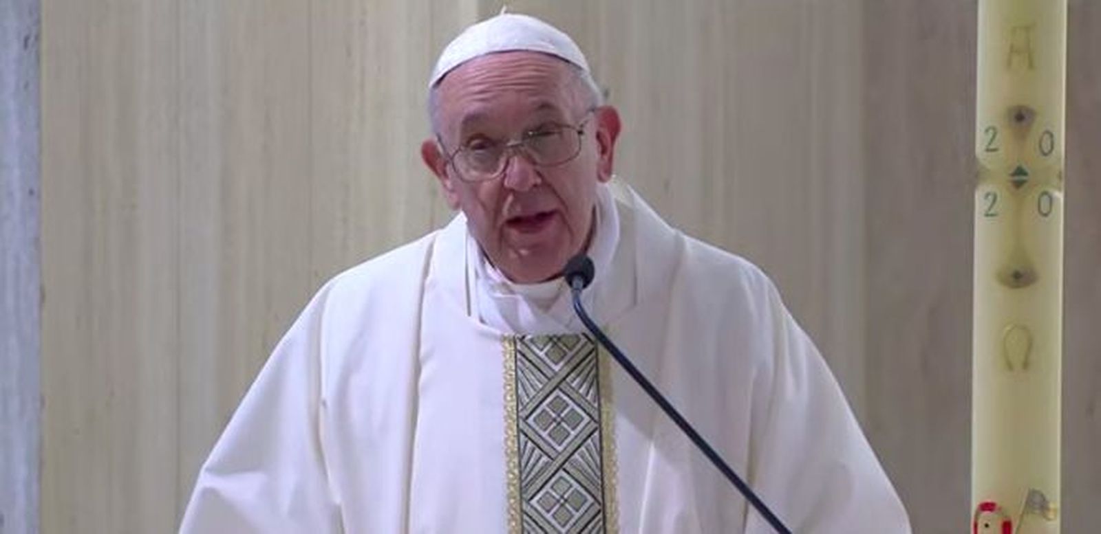 Francisco, en la homilía de hoy