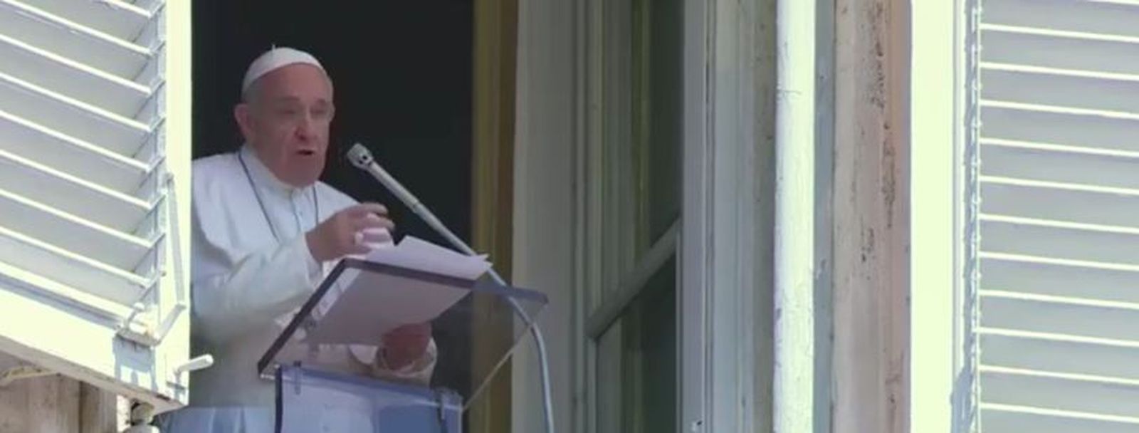Francisco, en el Regina Coeli