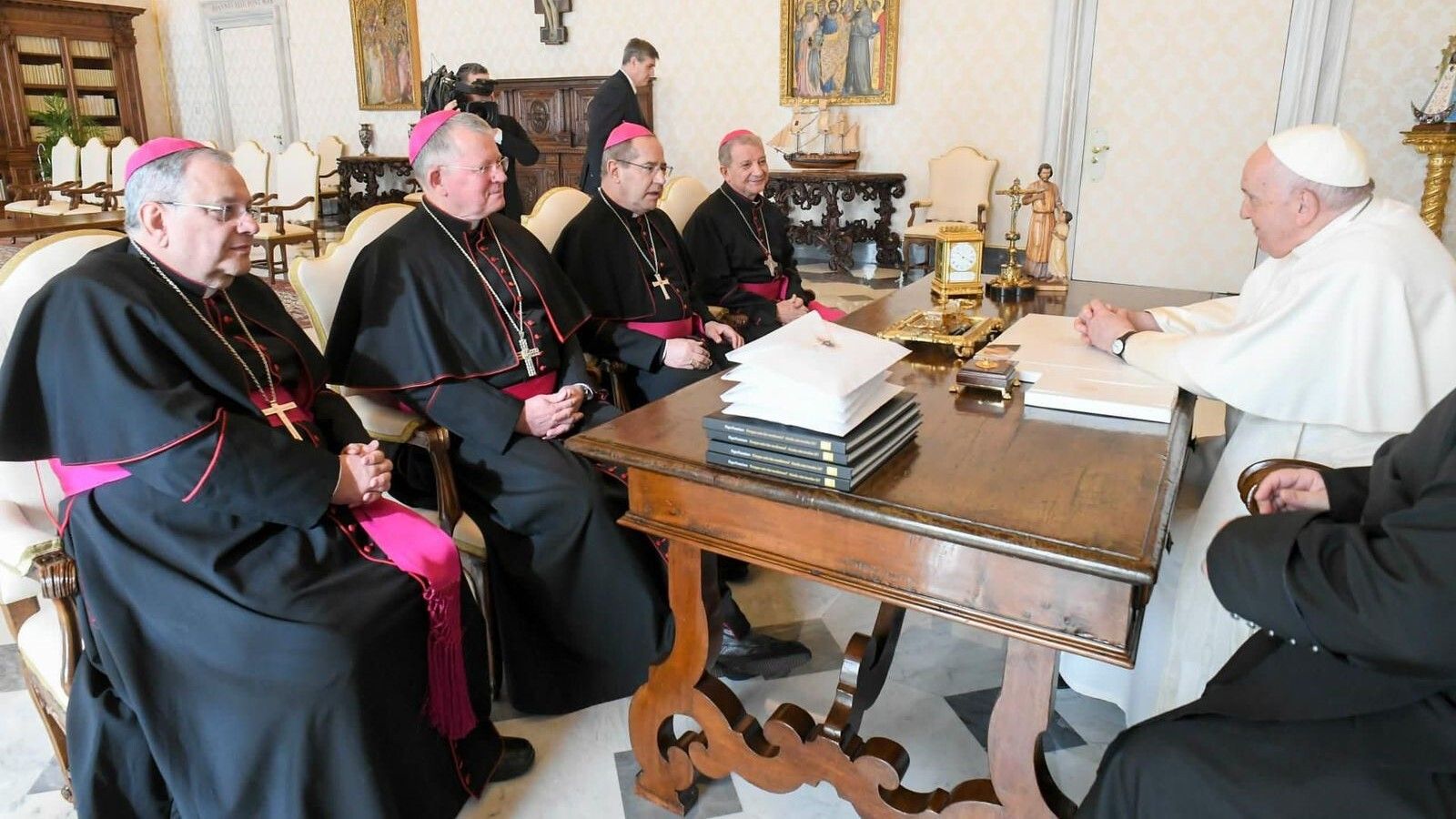Presidencia de la CNBB con el Papa Francisco