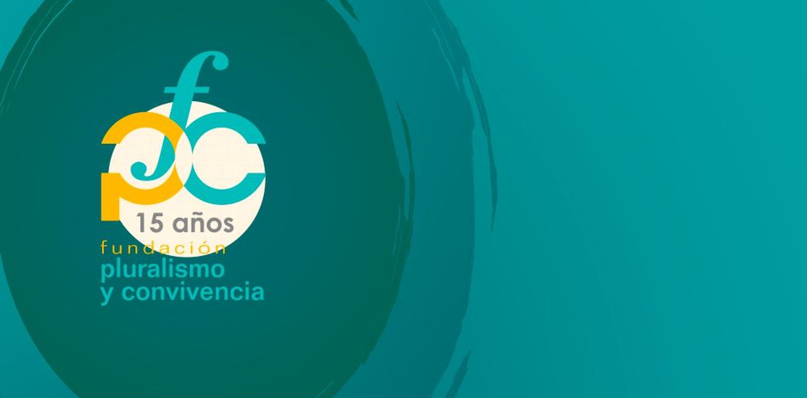 Logo de los 15 años de Pluralismo y Convivencia