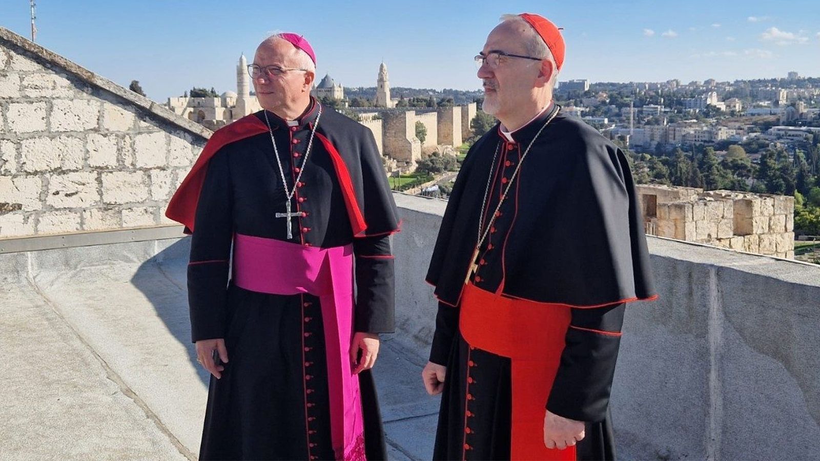 Cardenal Pizzaballa y Monseñor Baturi