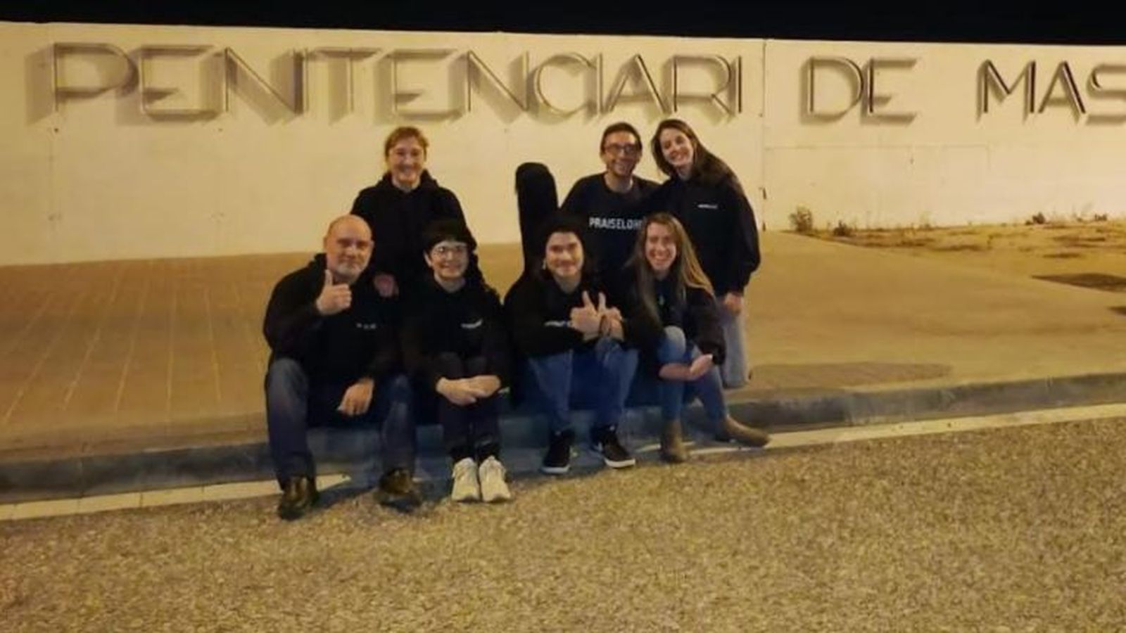 Los músicos ante la penitenciaría