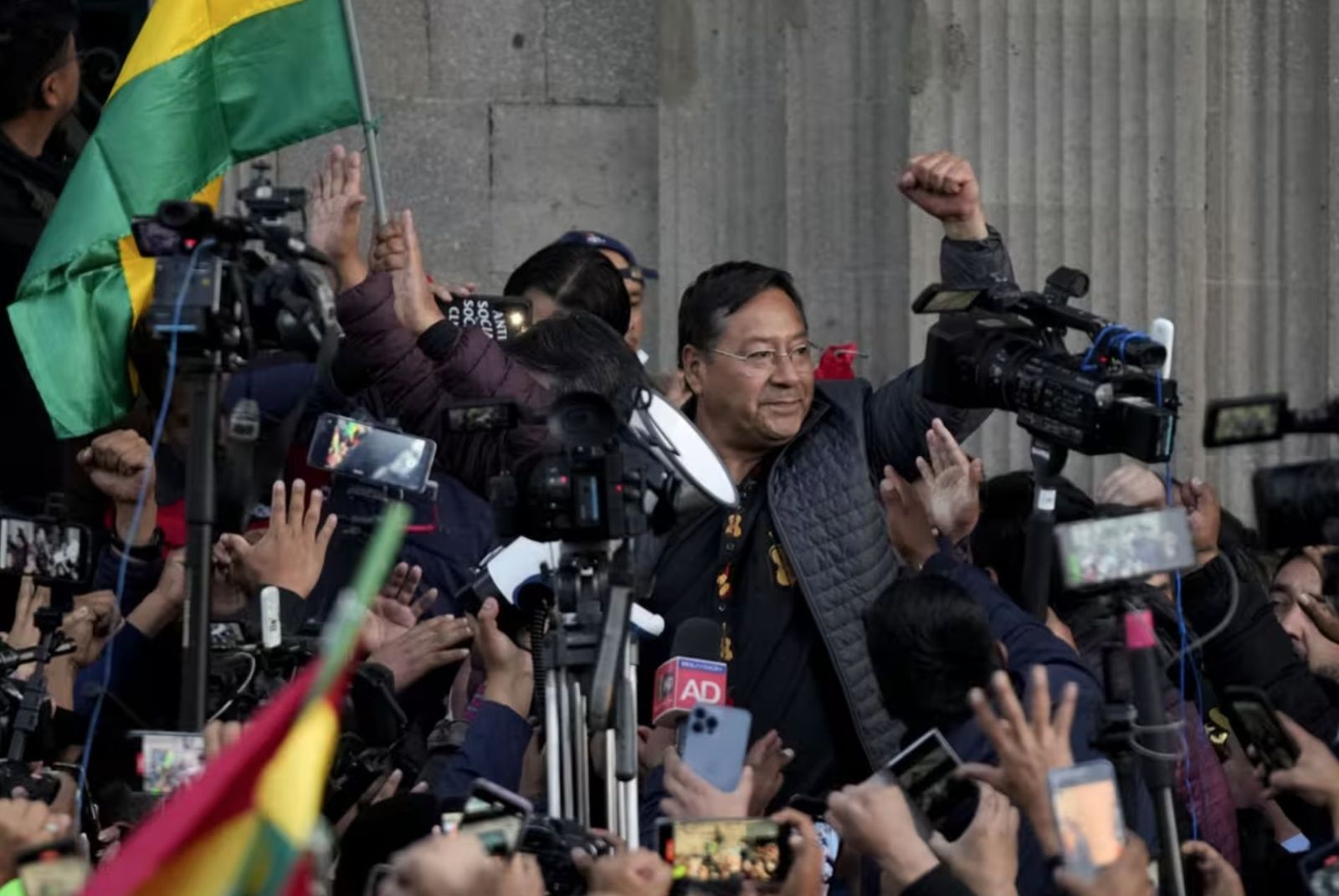 Luis Arce, tras el intento frustrado de golpe militar