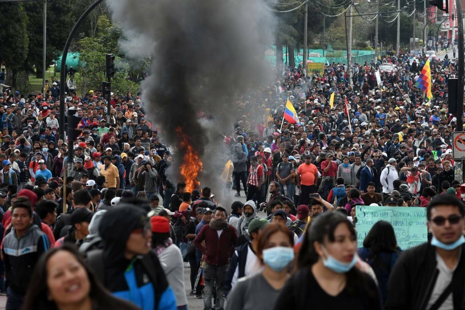 Protestas en Quito