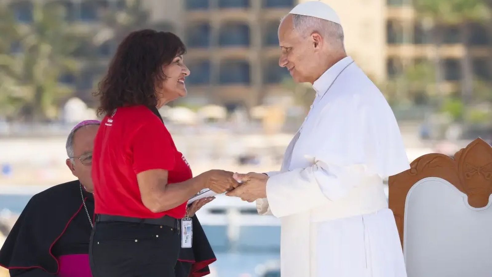 María Reyes, voluntaria de Cáritas