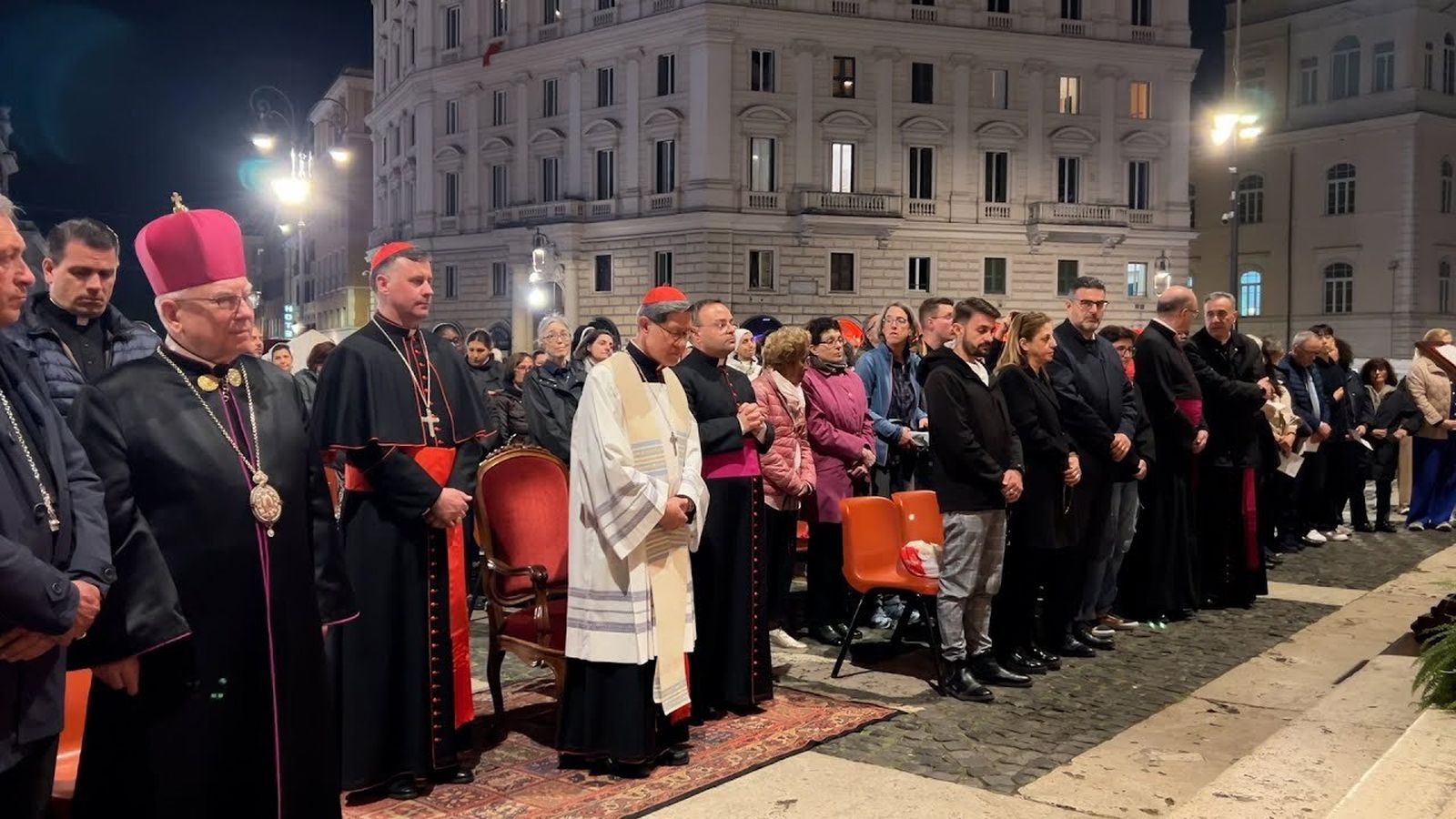 Santa María la Mayor ya reza por el Papa