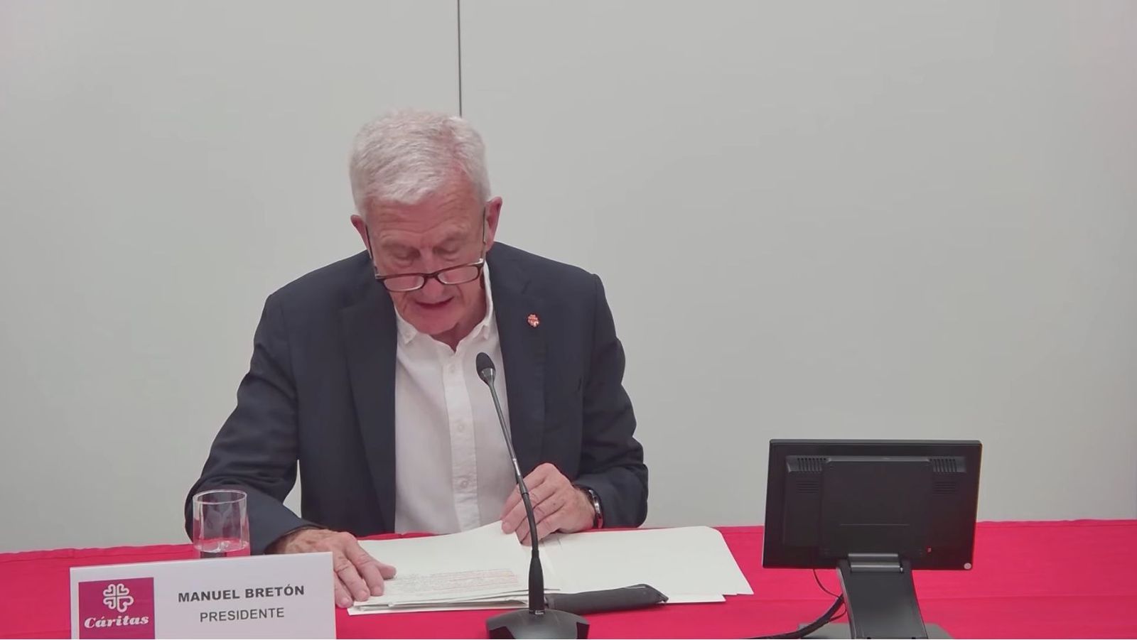 Manuel Bretón, presidente de Cáritas Española