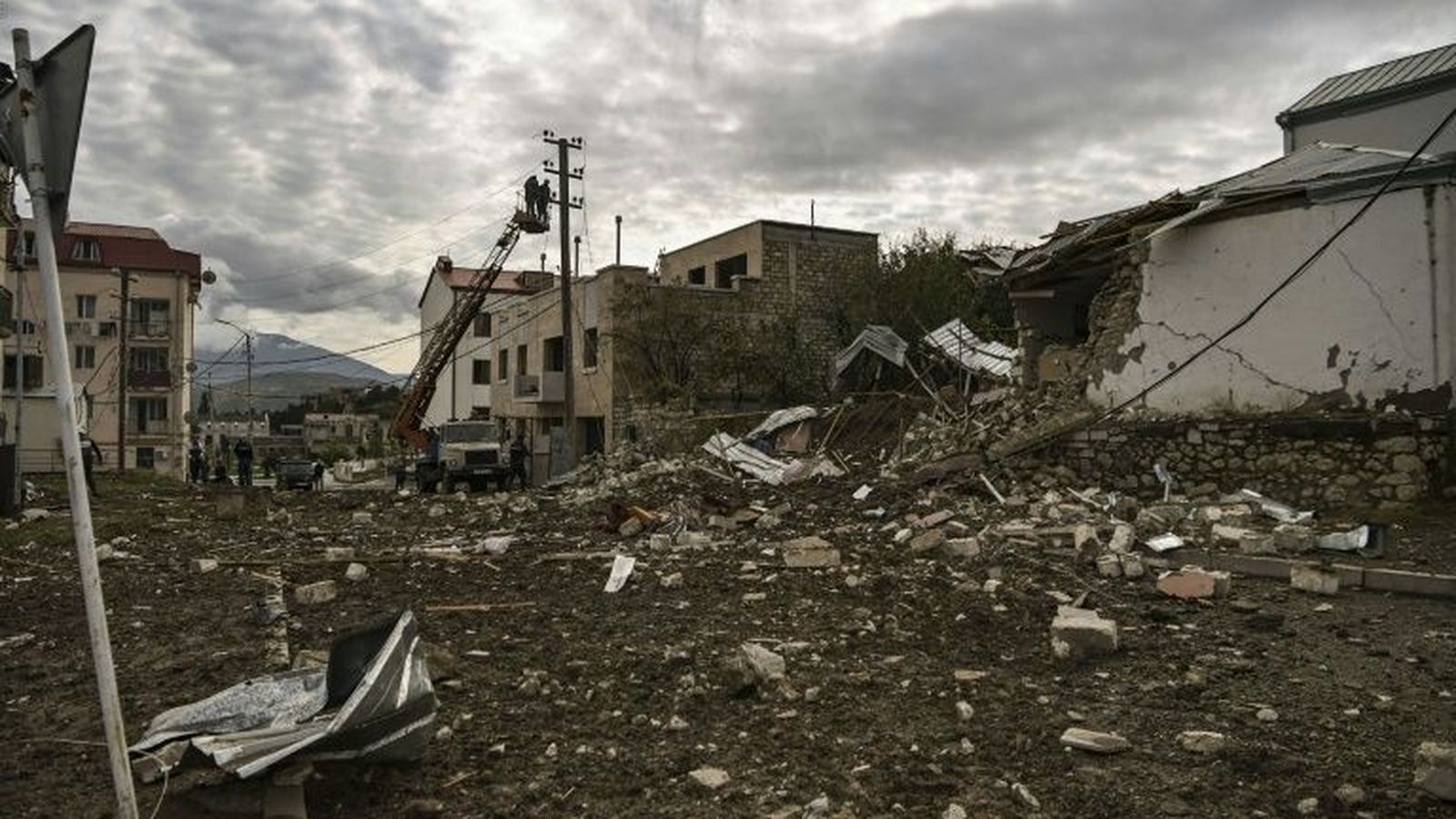 Bombardeos en Nagorno Karabaj