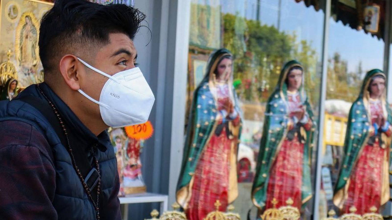 La Virgen de  Guadalupe se queda este año en casa