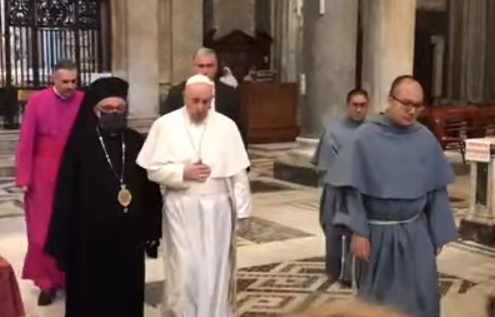 Visita sorpresa Francisco a la Basílica Santa María Mayor