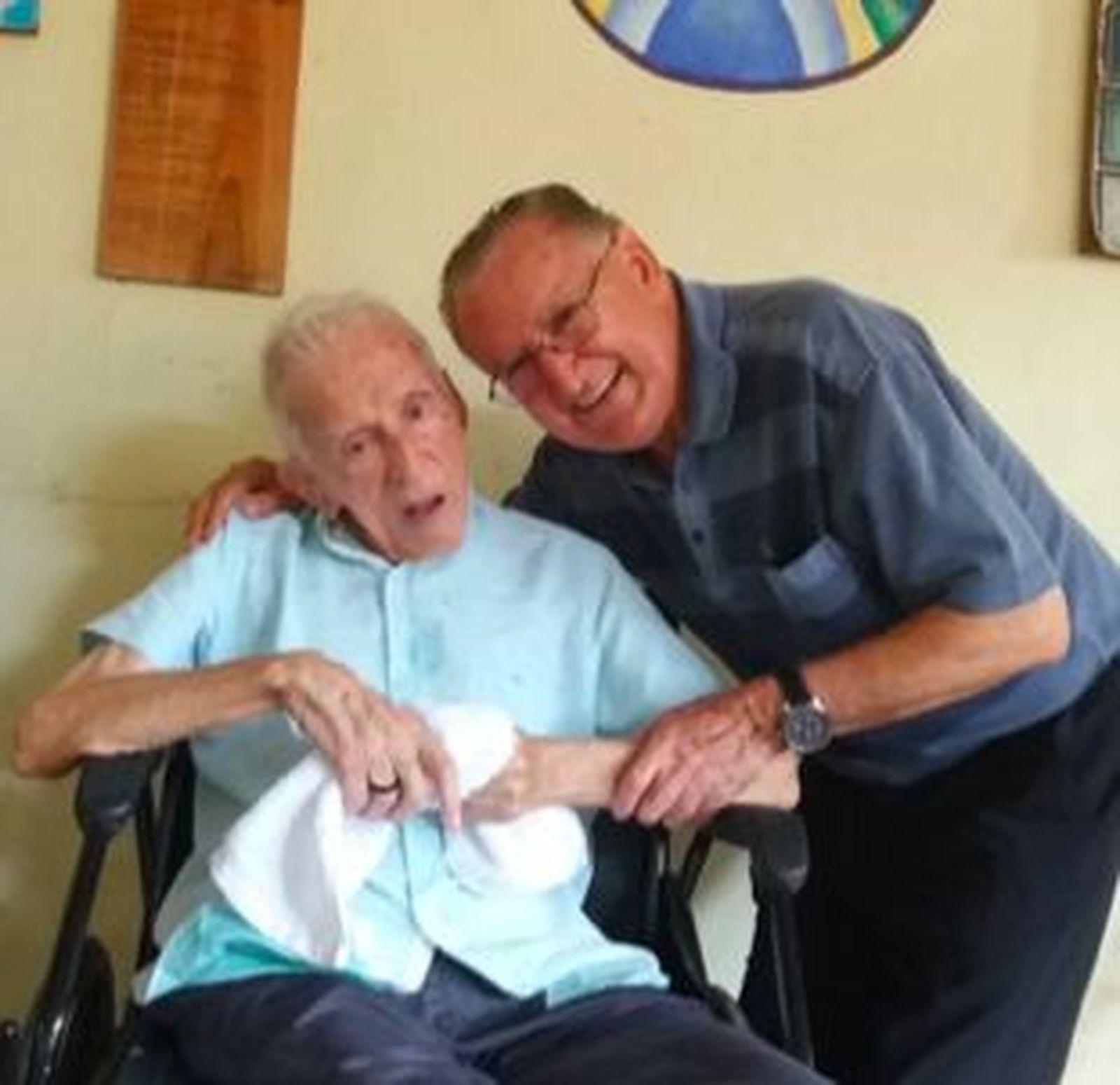 Pedro Casaldáliga y Nicolás Castellanos