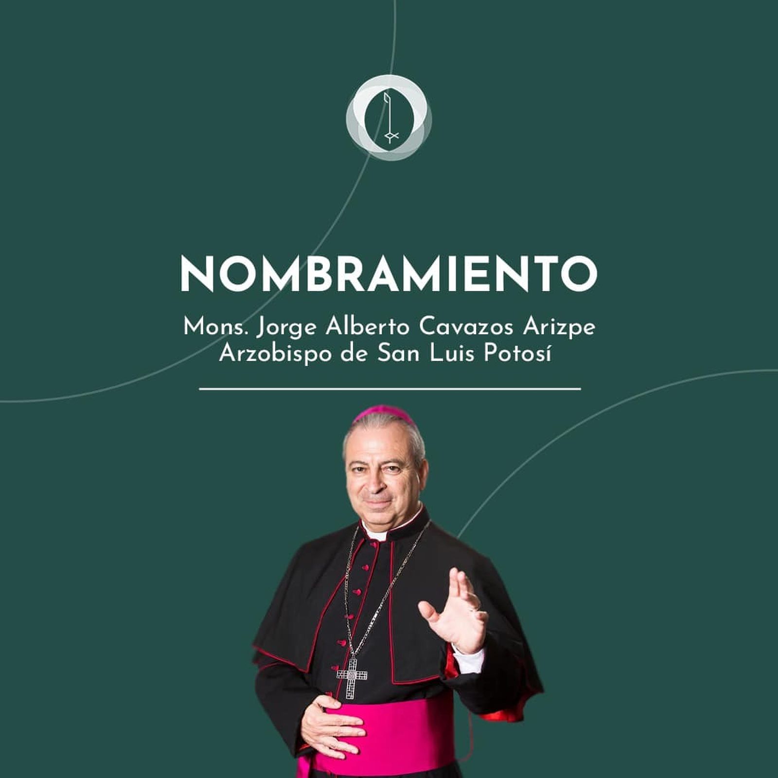 Jorge Alberto Cavazos, nuevo Arzobispo de San Luis Potosí