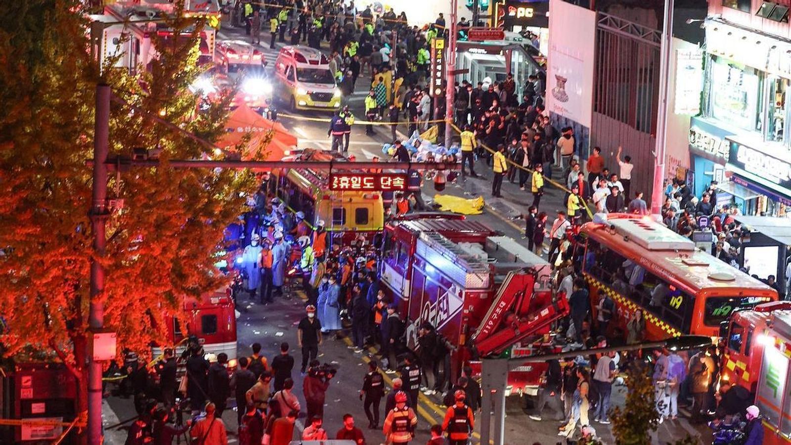 Tragedia en una fiesta de Halloween en Seul
