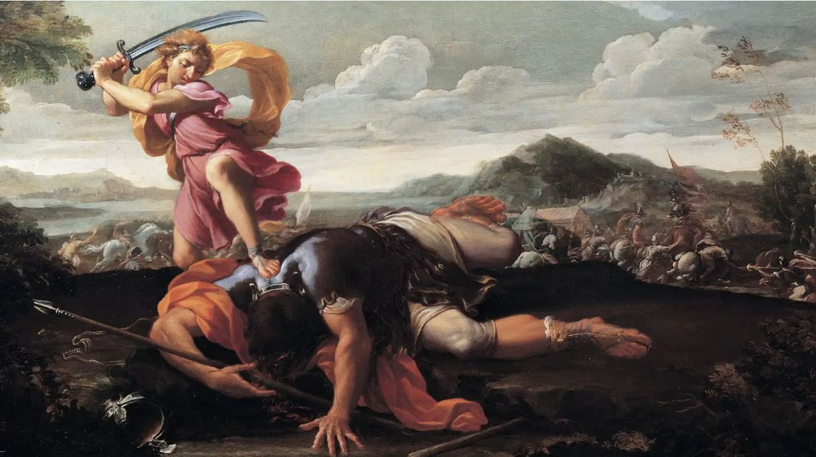 David y Goliat, el filisteo