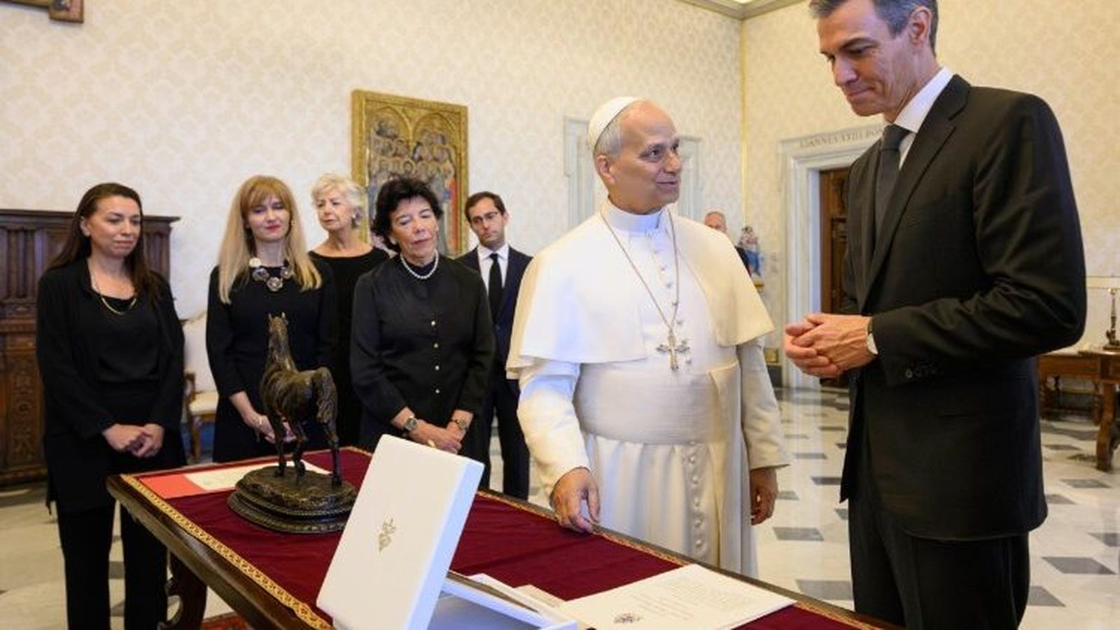 Pedro Sánchez, con el Papa