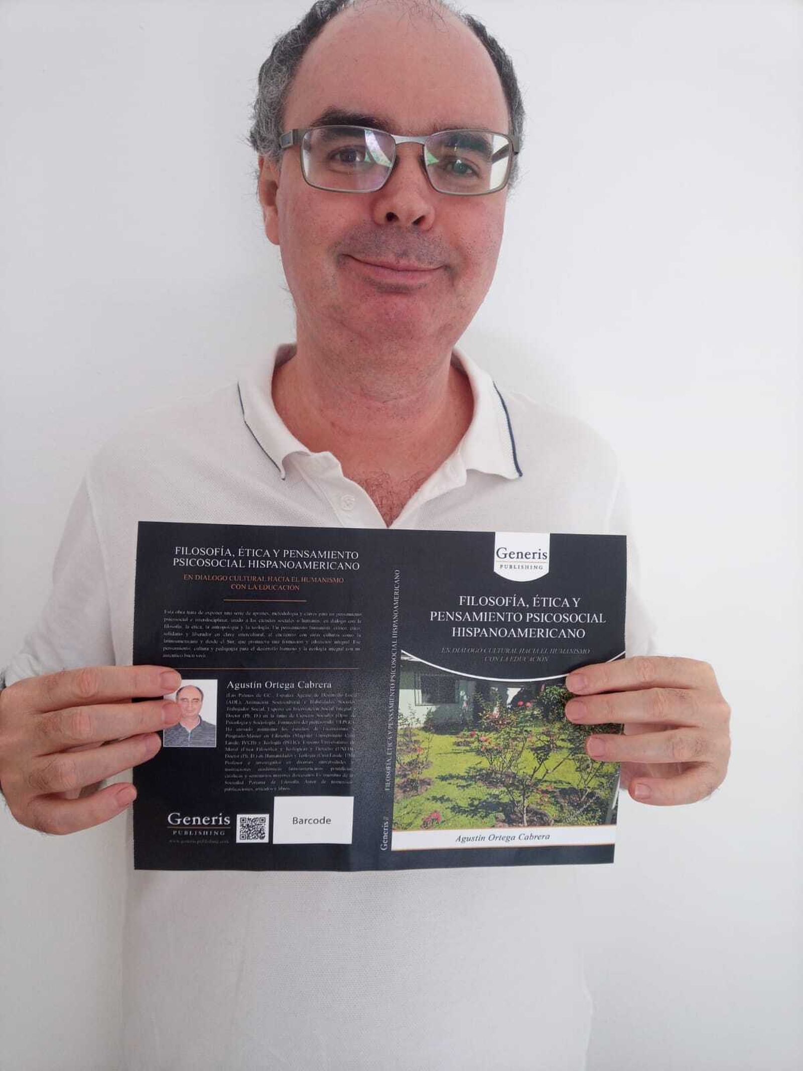 Agustín Ortega, con su nuevo libro