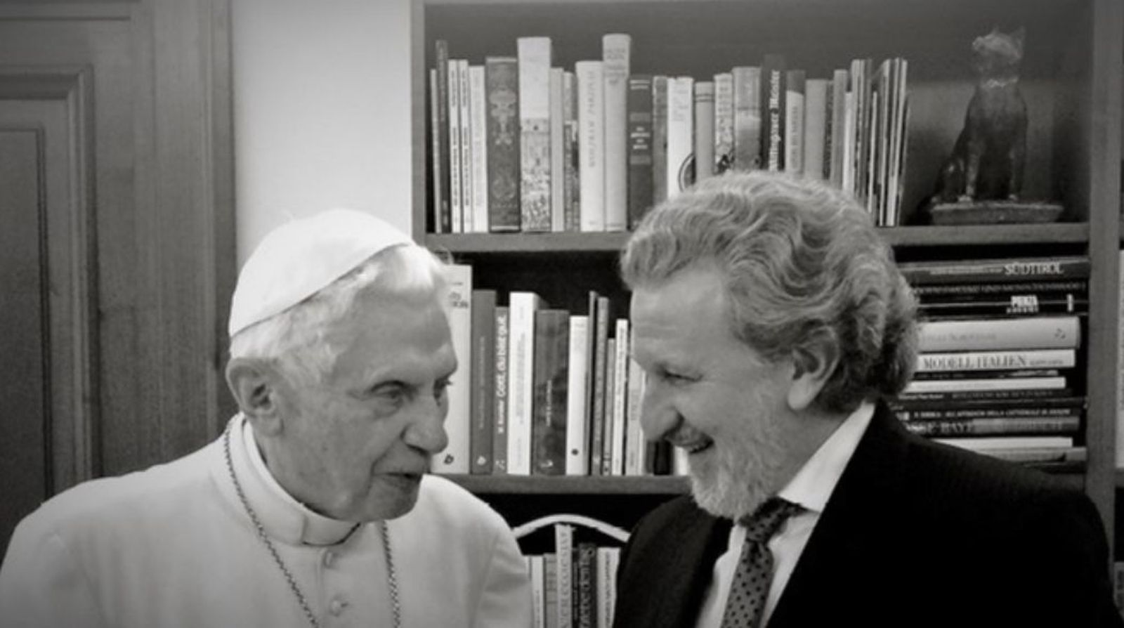Benedicto XVI y Piergorgio Onifreddi
