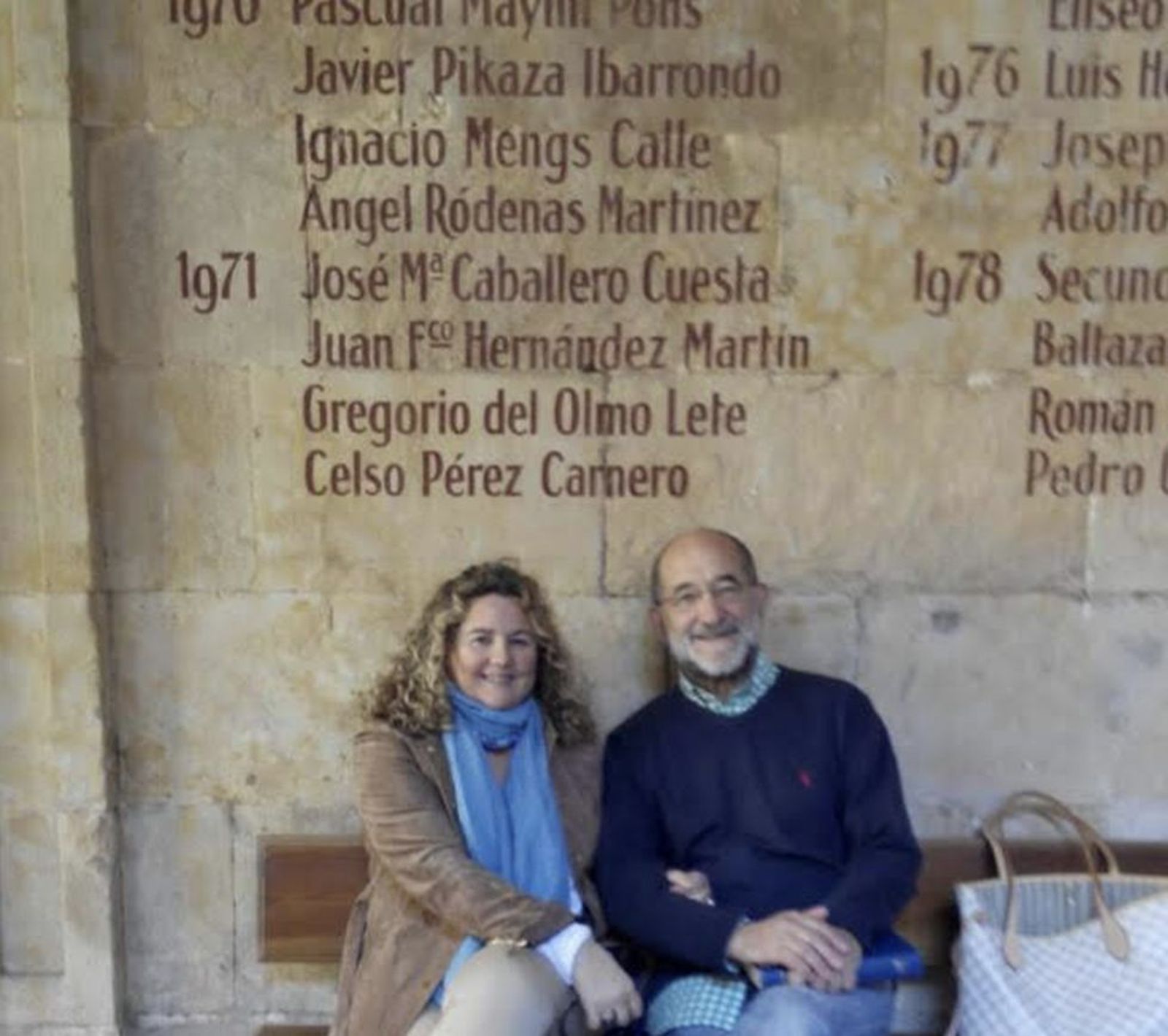 Pikaza y Mabel en la Ponti