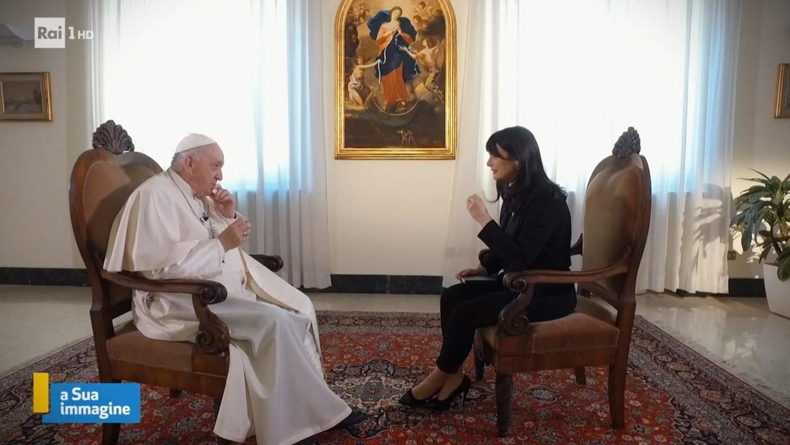 El Papa, entrevistado por Lorena Bianchetti