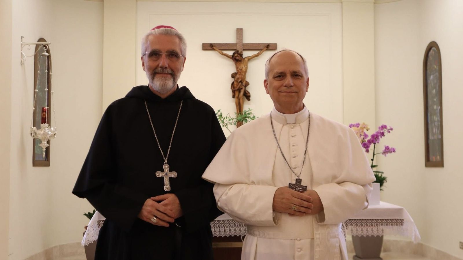 Luis Marín de San Martín, con León XIV