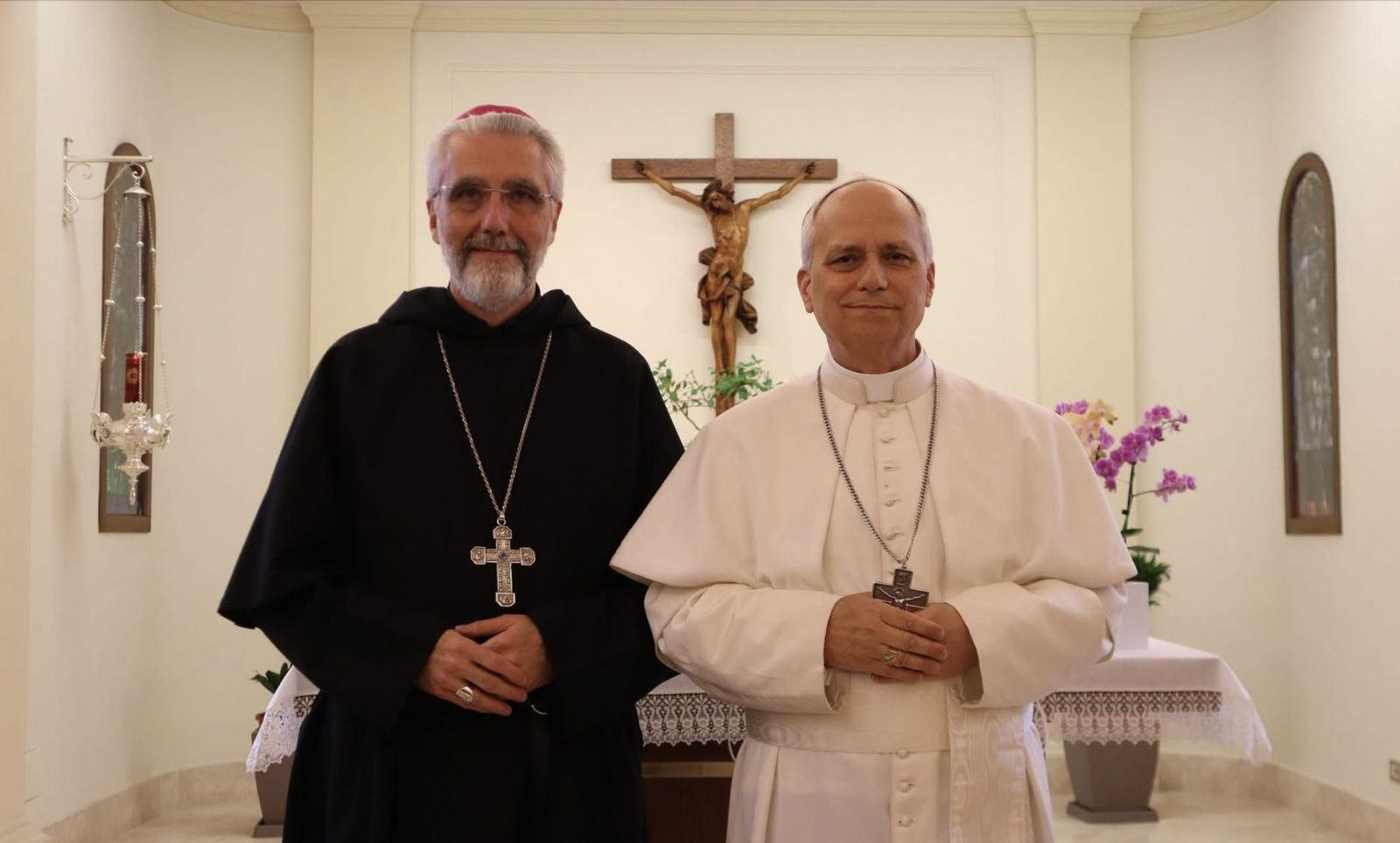 Luis Marín de San Martín, con León XIV