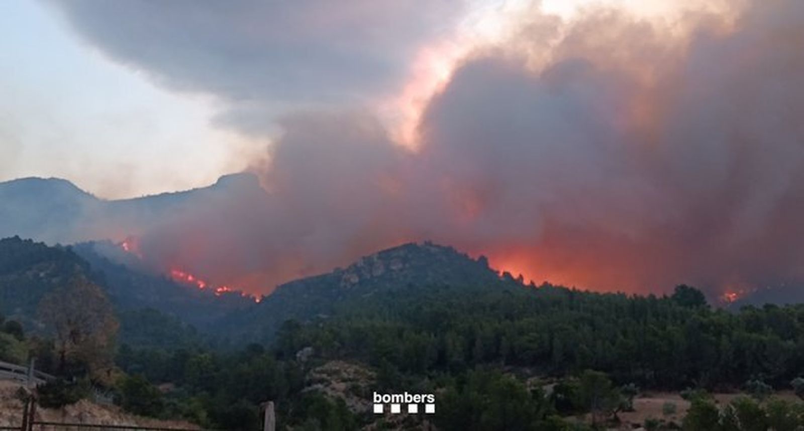 Incendio en el Baix Ebre