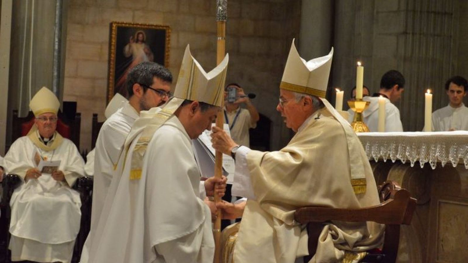 Daniel Palau, durante su ordenación episcopal el 19 de julio de 2025.