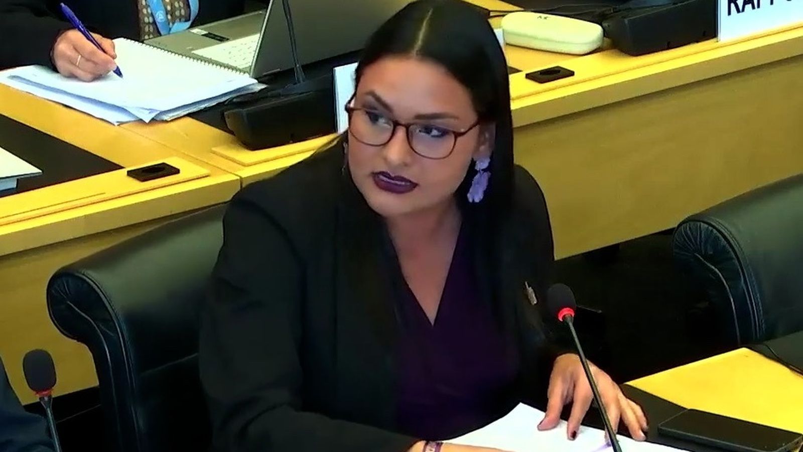 Lizeth Montero en Ginebra