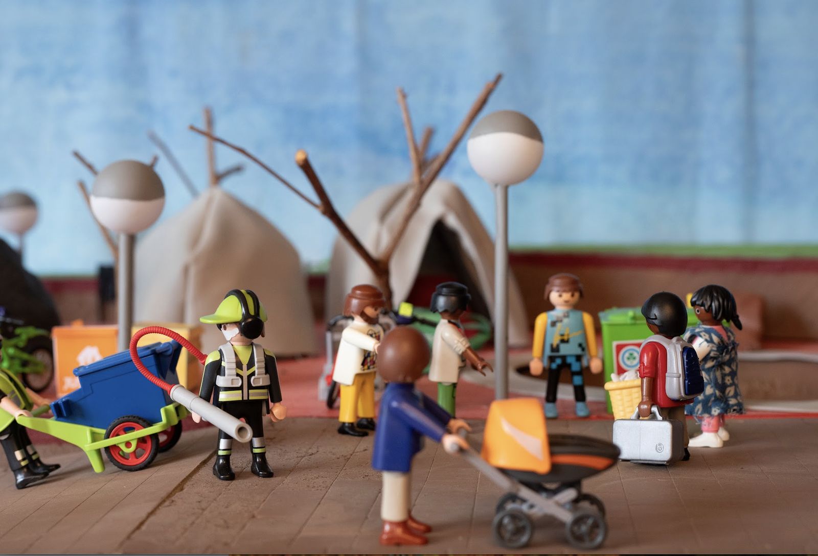 José y María, riders en Belén