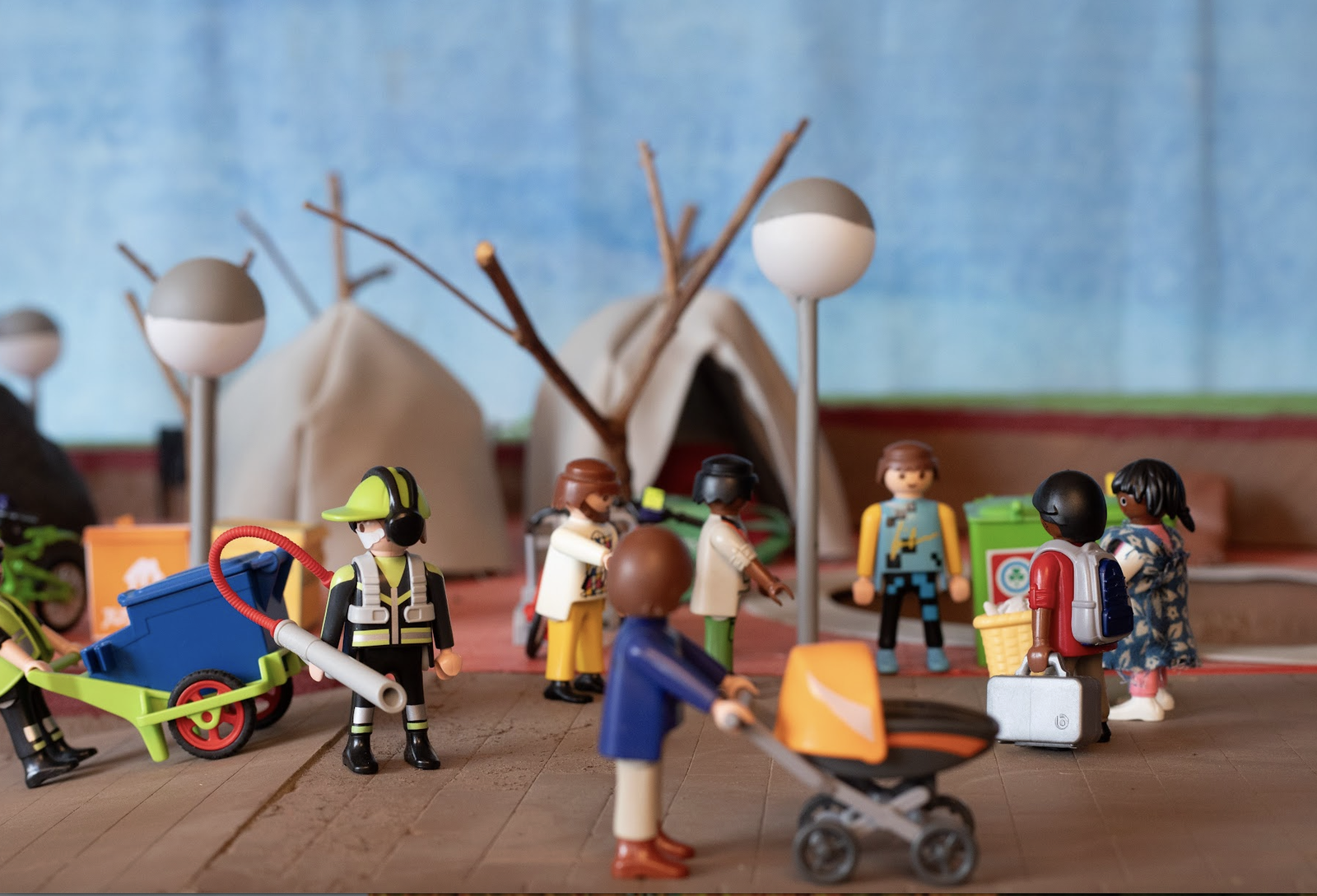 José y María, riders en Belén