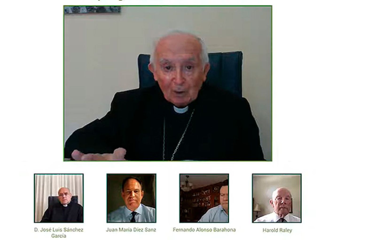 Panel de participantes. UCV