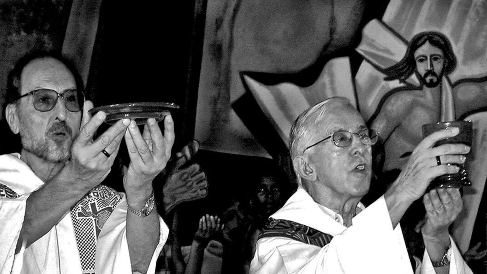 Pedro Casaldáliga y Mino Cerezo