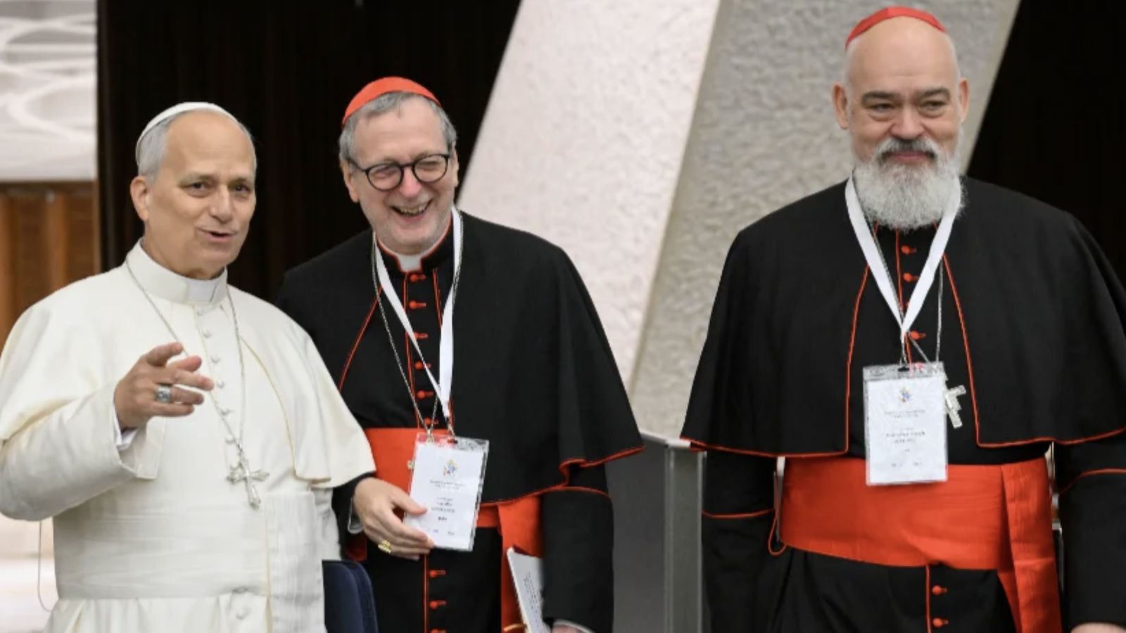 El Papa, con Gugerotti y Mathieu, en enero