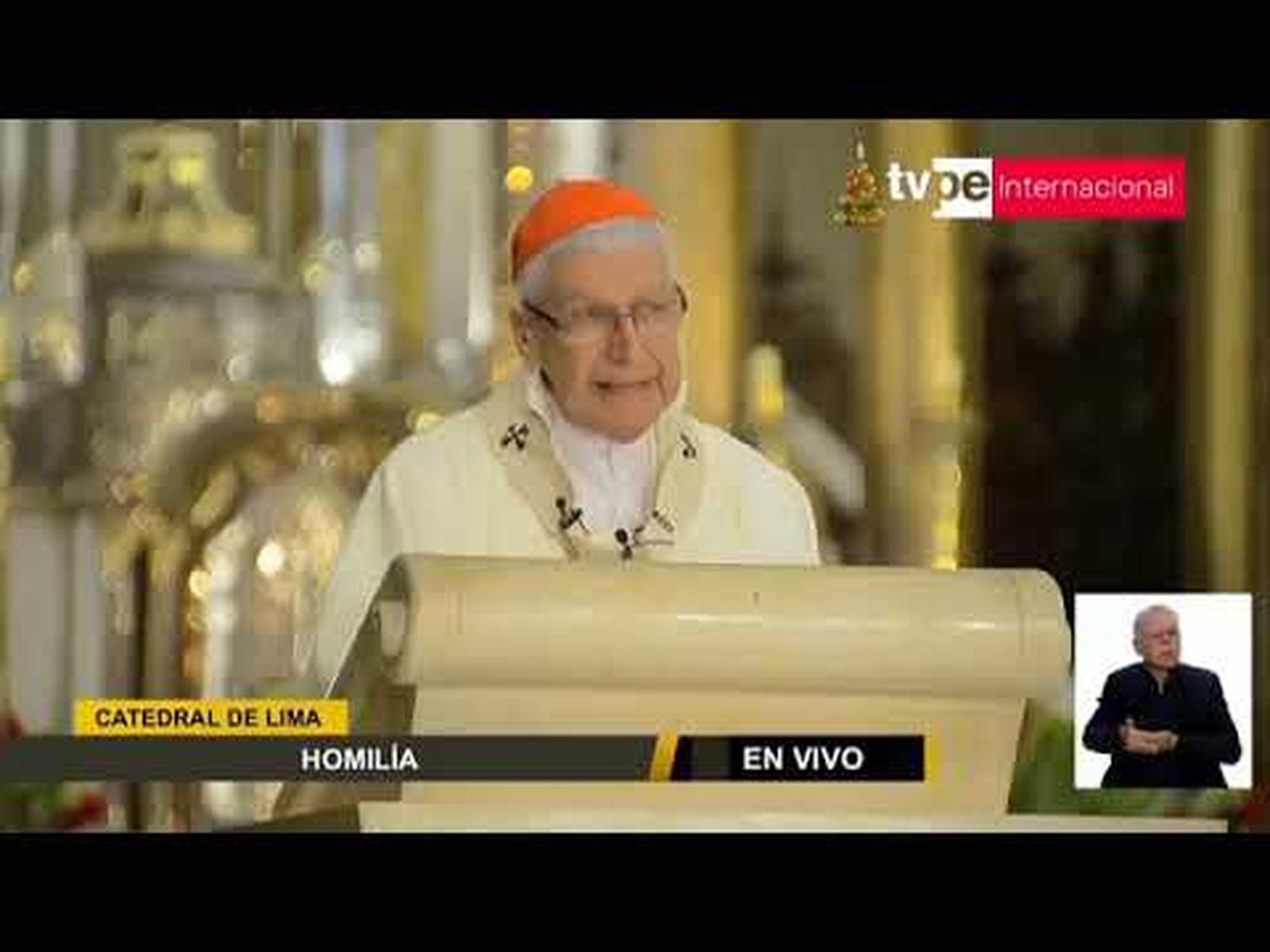 Misa de Navidad en Lima