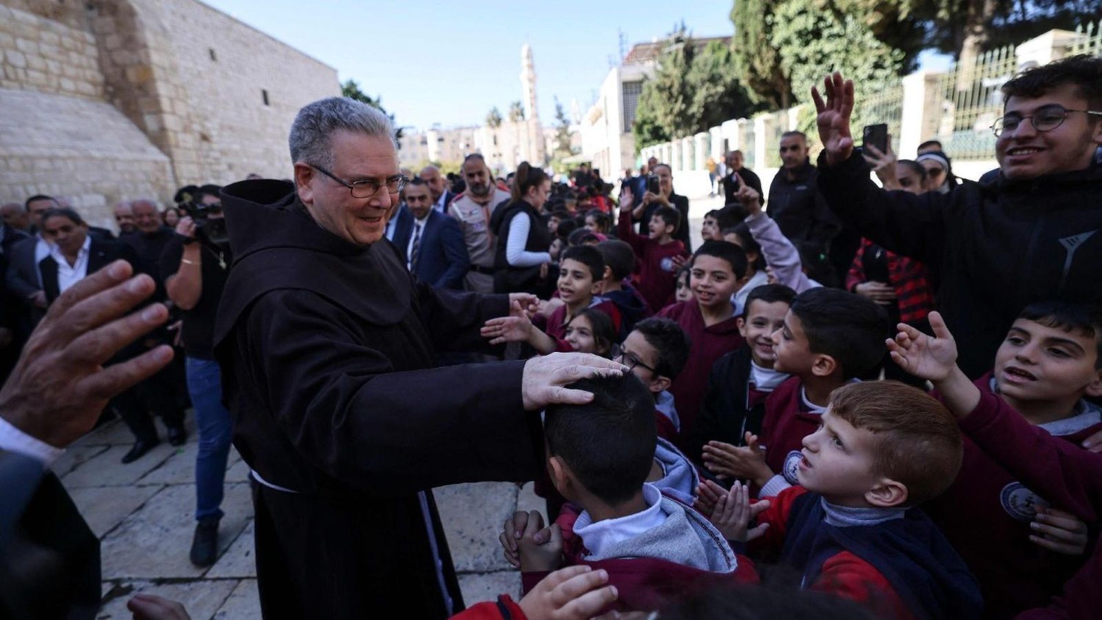 Patton, a su llegada a Belén
