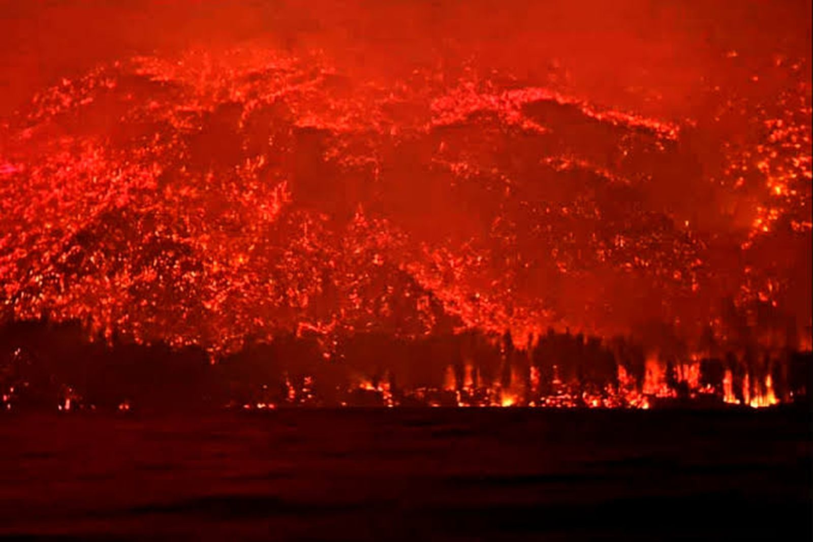 Incendio en Patagonia, Argentina