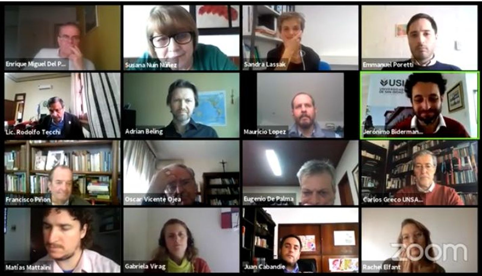 Encuentro virtual promovido por la RUC