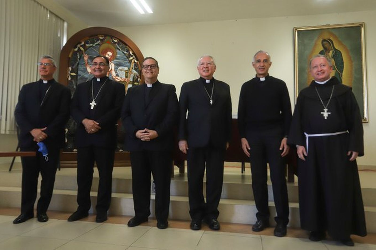 Cardenal Ortega y obispos auxiliares