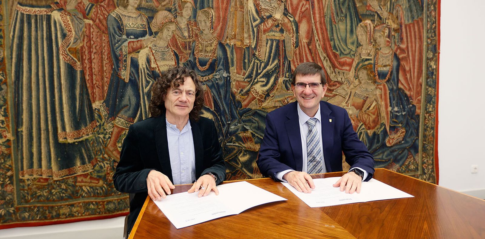 Firman del convenio Deusto y BCAM