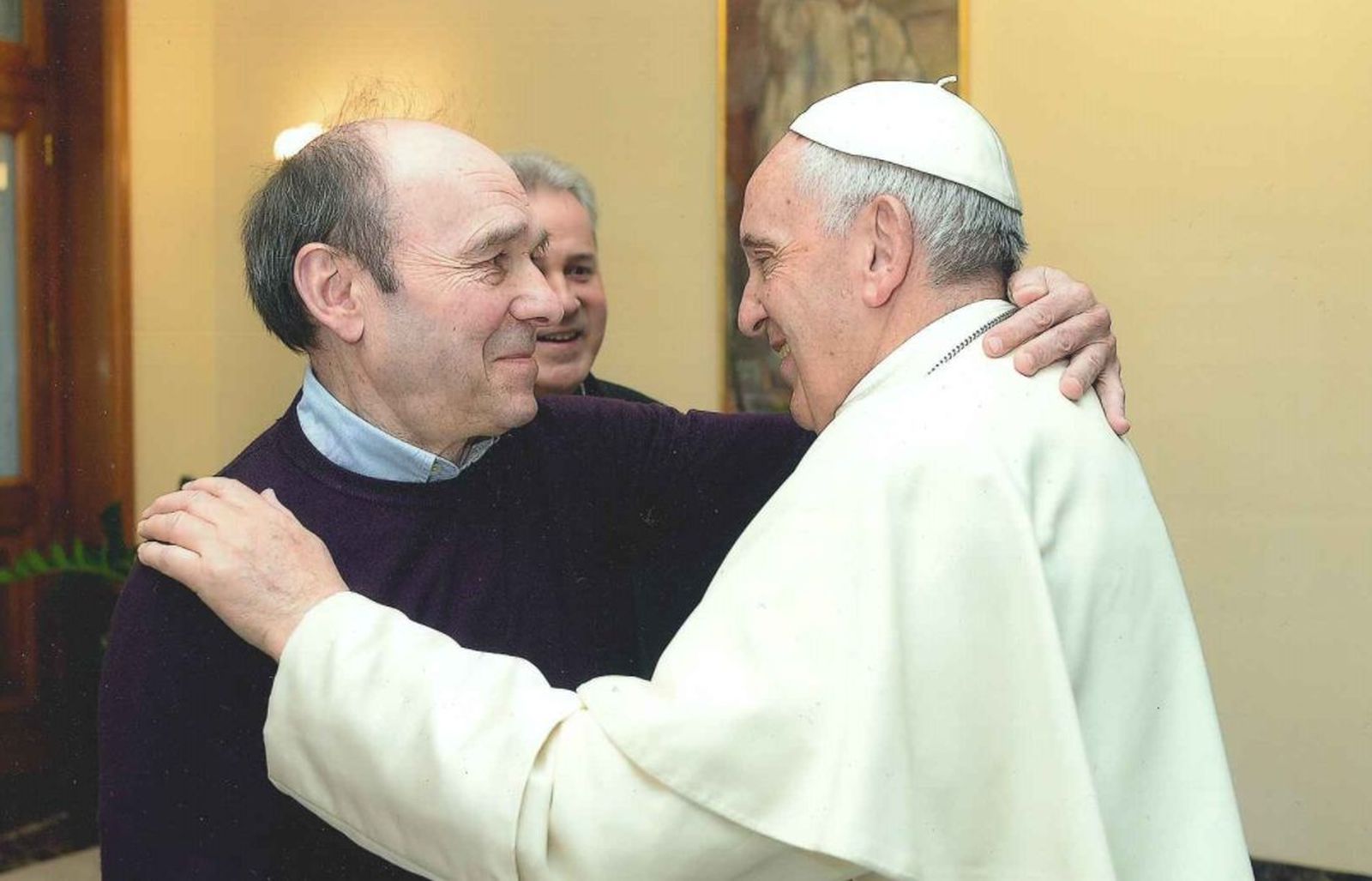 Unzueta con Francisco