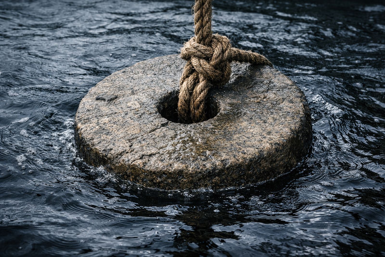 ... más le valdría que le colgaran al cuello una piedra de molino y lo arrojaran al mar...