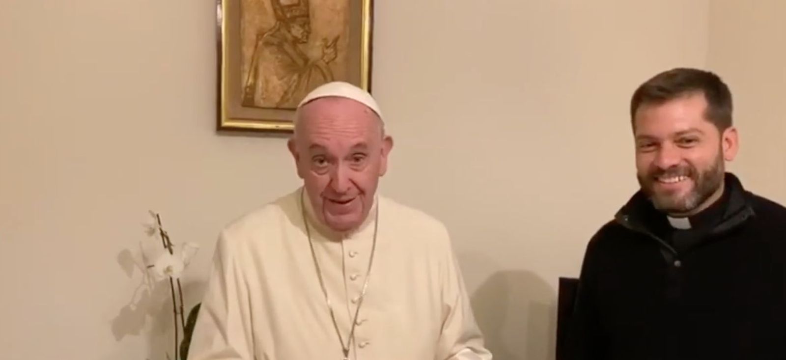 El Papa y el padre Patricio Lynch